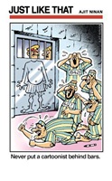 never put a caroonist behind bars
